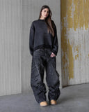 Eoior  -   90s Streetwear Streetwear Retro Harajuku Multi Pocket Blue Slouchy Gothic High Waist Wide Leg Trousers Men Women Baggy Jeans Y2K Pants Hip Hop 1017