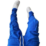 Eoior  Fall Winter Streetwear Men's Cargo Pants Pockets Sweat Pants Casual Trousers Mens Jogging Pants Sweatpants