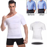 Eoior Classix Men Body Toning T-Shirt Slimming Body Shaper Corrective Posture Belly Control Compression Man Modeling Underwear Corset