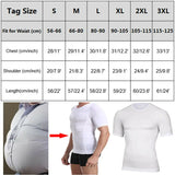 Eoior Classix Men Body Toning T-Shirt Slimming Body Shaper Corrective Posture Belly Control Compression Man Modeling Underwear Corset