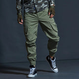 High Quality Khaki Casual Pants Men Tactical Joggers Camouflage Cargo Pants Multi-Pocket Fashions Black Army Trousers Work Wear