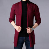 Eoior FAVOCENT 2024 Men's Sweaters New Autumn Casual Solid Knitted Male Cardigan Designer Homme Sweater Slim Fitted Warm Clothing