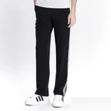 Eoior  Spring Summer Men's Casual Sweatpants Men Basic Trousers Tracksuit Side Stripe Slim Breathable Sportswear Track Pants