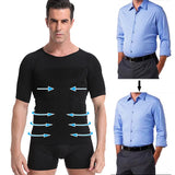 Eoior Classix Men Body Toning T-Shirt Slimming Body Shaper Corrective Posture Belly Control Compression Man Modeling Underwear Corset