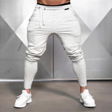 Eoior  Solid Black Jogger Pants Gyms Sweatpants Mens Casual Cotton Trackpants Autumn Trousers Male Fitness Workout Sportswear Bottoms