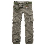 High Quality Men's Cargo Pants Casual Loose Multi Pocket Cotton Pants Long Trousers for Men Camo Joggers Plus Size 28-40