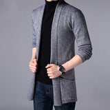 Eoior FAVOCENT 2024 Men's Sweaters New Autumn Casual Solid Knitted Male Cardigan Designer Homme Sweater Slim Fitted Warm Clothing