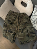 Retro workwear camouflage shorts men summer new American style trendy shorts men street couple shorts