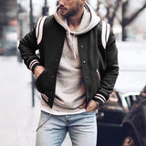 bomber jacket Winter New Preppy Style Jacket Men's Casual Short Baseball Uniform Men's Jacket 03