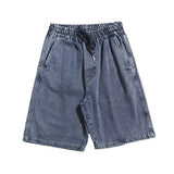 masc outfits Workwear Denim Shorts Men's Summer Loose High-Grade Casual Middle Pants Washed Retro Ruan Handsome Fifth Pants