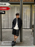 Summer new double pleat design shorts men's loose shorts trendy casual all-match American style ins pants