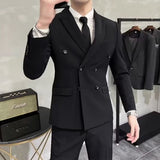 suits men Casual Suit Jacket Men's Spring and Autumn Wide Songbang Chuangwei Shoulder Pad Light Business Single Suit Jacket