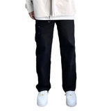 Japanese retro workwear casual pants men's summer new large pockets loose straight retro versatile fashion long pants