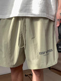 New summer shorts for men Japanese retro fashion brand five-point shorts loose casual trendy quick-drying sports pants