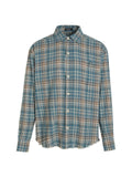 Spring and Autumn New Plaid Tassel Destroyed Shirt Men's Design Niche Loose Versatile Plaid Top Trend