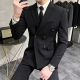 suits men Casual Suit Jacket Men's Spring and Autumn Wide Songbang Chuangwei Shoulder Pad Light Business Single Suit Jacket