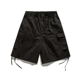 Japanese retro basic work shorts for boys summer new loose straight casual versatile shorts