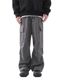 High street fashion brand paratrooper overalls men autumn and winter new retro straight loose casual versatile pants