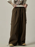 Japanese Baggy Cargo Pants Men Oversize Wide Leg Cargo Trousers Male Loose Casual Streetwear Hip Hop Pocket Autumn