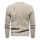 Eoior Men's Autumn and Winter New Imitation Mink Sweater  Matching Fashion Knit Sweater Man Clothes