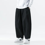 Eoior Wide Leg Pants Men  Spring Autumn Men Trousers Loose Casual Baggy Jogging Sweatpants Male Vintage Cargo Pants Oversized 5XL