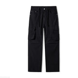 New Autumn Tactical Men Cargo Pants Cotton Overalls Outdoor Work Trousers Solid Color Slim Fit Streetwear Harajuku Trousers