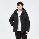 Eoior Semir Men Letters Printed Cotton Padded Coat Clothes New Style Men'S Fashion Loose Coat Fashion  Winter Jacket For Man