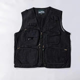 Eoior Work clothes with multiple pockets, mesh photography director, journalist, media vest for men and women