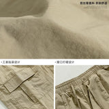 Green Cargo Pants for Men Parachute Khaki Cargo Trousers Male Streetwear Hip Hop Loose Casual Oversize Spring Summer