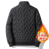 Eoior Fleece Jacket Men Winter Warm Thick Jacket Fleece Coat Plus Size 7XL Fashion Casual Stand Collar Jackets Big Size 7XL