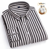 Eoior New in shirt pure cotton long-sleeve shirts for men slim fit casual shirt oversize elegant plain shirt soft office plaid clothes