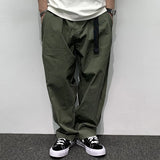 Japanese Streetwear Thin Quick Drying Baggy Cargo Pants Men Clothing Outdoor Harajuku Casual Trousers Korean Loose Trendy Pants