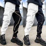 Eoior  Cargo Pants Casual Popular Men's Clothing 2024 Fashion Trend Comfortable Man Pants Reflective Designer Work Wear Large Size