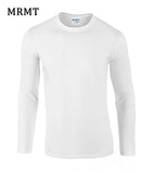 Eoior 2024 MRMT Brand New 100% Cotton Men's Long Sleeve T-Shirts Pure Color Men T shirt O-Neck Man T-Shirt Top Tees For Male Clothing