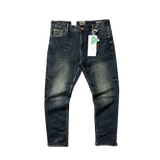 Eoior  Autumn And Winter New American Retro Heavy Stretch Slim Jeans Men's Fashion Brand To Do old Washed Casual Pants