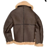 Fur Integrated Men's Jacket Coat with Thickened New Winter Fashion and Casual Faux Leather Fleece Men's Jacket Clothing