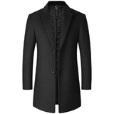 New Boutique Men's Autumn and Winter Comfortable Slim Casual Fashion Gentleman's Wedding To Work Hosting Trend Men's Woolen Coat