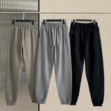 Eoior New Fashion Solid Sweatpants High Quality Pants Velvet Cotton Men Women Hip-Hop Style Zipper Pocket Trousers