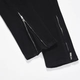 Skinny Jeans Men Y2k Streetwear Ripped Vaqueros Trousers Casual Slim Autumn Black Zip Pantalones Summer Street Hole Denim Pants