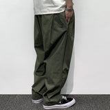 Japanese Streetwear Thin Quick Drying Baggy Cargo Pants Men Clothing Outdoor Harajuku Casual Trousers Korean Loose Trendy Pants