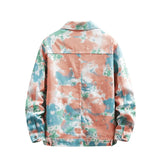 Eoior  Korean version youth men's camouflage denim jacket spring new loose top men's jacket