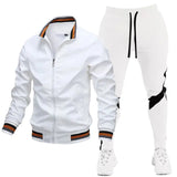 Eoior  High-quality casual jackets, men's suits, jackets, men's jerseys, sports training suits, autumn zipper jackets, suits, sportswea