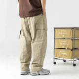 Green Cargo Pants for Men Parachute Khaki Cargo Trousers Male Streetwear Hip Hop Loose Casual Oversize Spring Summer